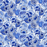 All About Blues Cotton Collection Prints Fabric